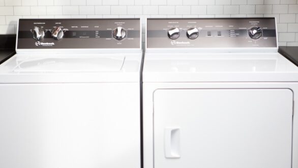 Apartments two machines side by side