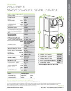 Electronic Stack Washer Dryer page 2