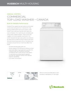 manual top load washer page 1
