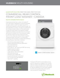quantum gold pro front load washer page 1