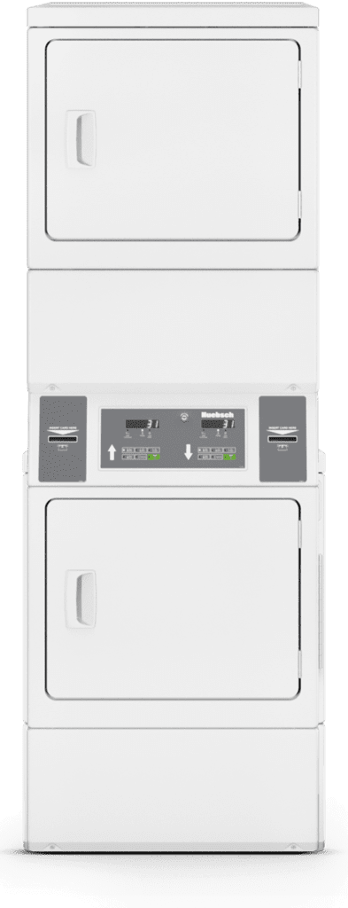 front view of a stacked dryer