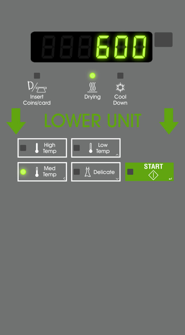 Stacked Tumble Dryers Huebsch